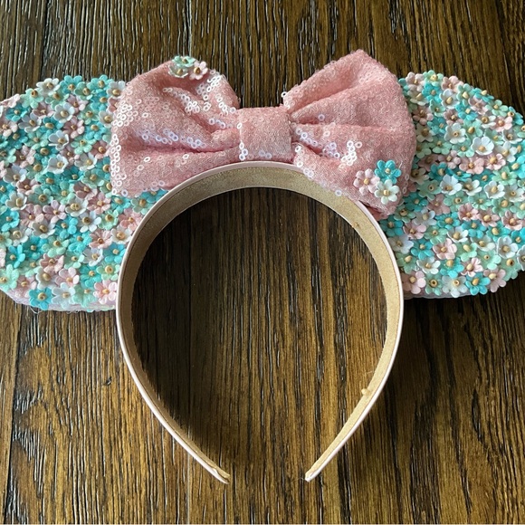 Floral Minnie Ears Custom Made - Picture 2 of 10